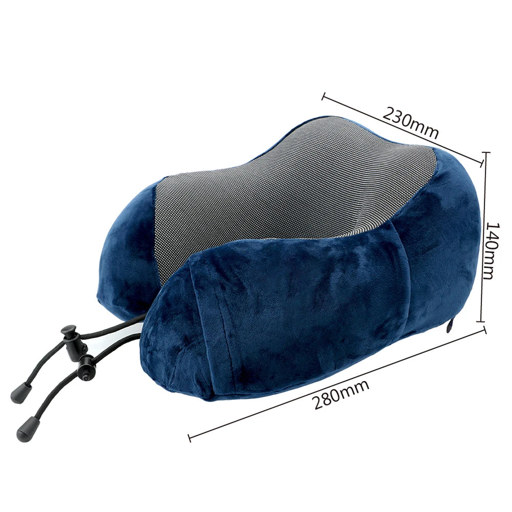 Memory Foam Neck Cushion Soft Travel Pillow U Shaped Travel Healthcare Neck Cervical Airplane Pillow