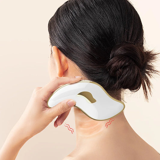 Smart Electric Guasha Skincare Tools Vibrating Face Gua Sha Massager Hot Seller Ems Guasha Tool Electric Facial Beauty Device