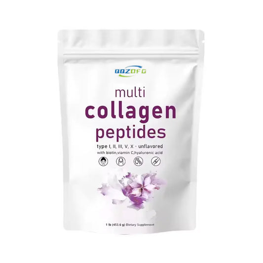 TikTok Hot Sale Collagen Protein Powder with Vitamin C Powder Keto-Vriendelijke, Multi-Collagen Peptide Powder Supplement