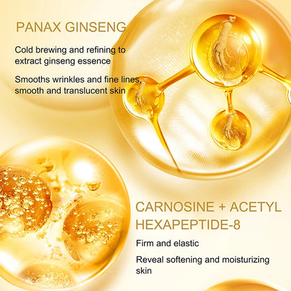 Anti Aging Hydrating Brightening Skincare Ten Piece Set with Ginseng Peptide for Nourished and Radiant Skin Ginseng Peptide Set