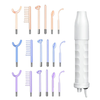 Factory Price Custom Advanced Skin Care Wand Led Light Therapy Face Ems Facial Eye Beauty Massager Red Light Skincare Wand