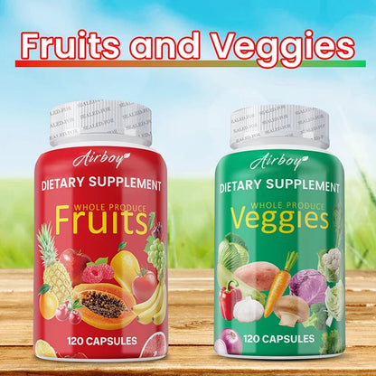 Fruits and Veggies Supplement - Energy Management, Immunity Enhancement, and Intestinal Health Promotion